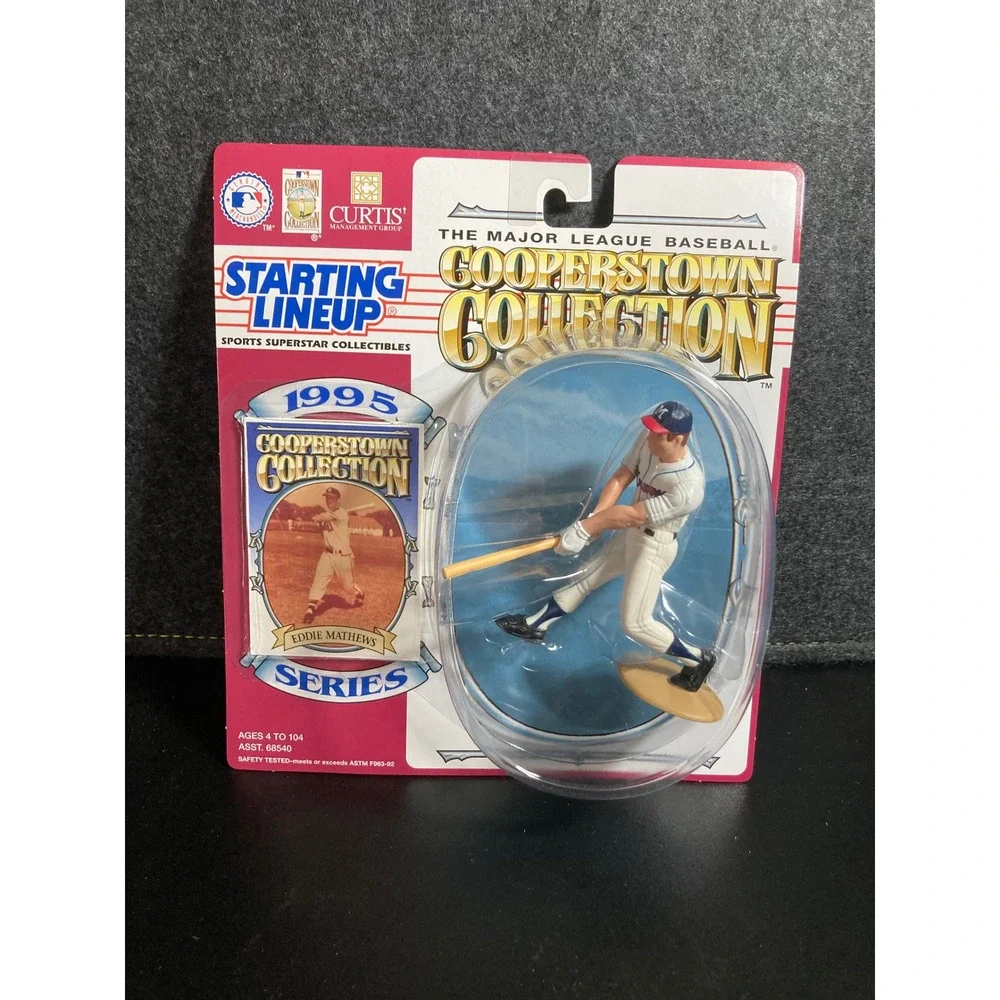 1995 Kenner Starting Lineup Eddie Mathews Cooperstown Collection Atlanta‎ Braves